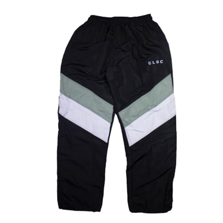 Calça Classic Listra Gang Preta Verde Refletivo