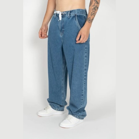 Calça Dc Shoes Jeans Worker Baggy Ice Blue