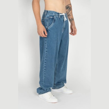 Calça Dc Shoes Jeans Worker Baggy Ice Blue 