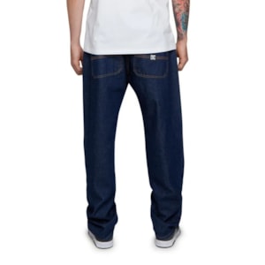 Calça Dc Shoes Jeans Worker baggy Indigo Azul Escuro
