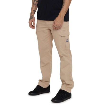 Calça Dc Shoes Worker Cargo Caqui