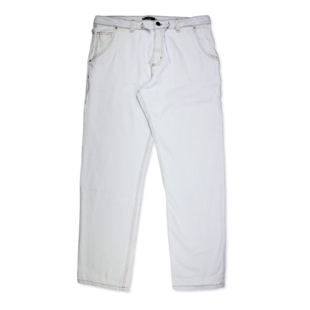 Calça Jeans Paper Oversize White