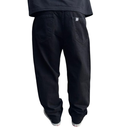 Calça Jeans Prince Baggy Full Black 