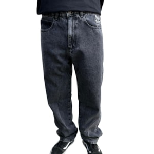 Calça Jeans Prince Baggy Marble Black 