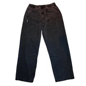 Calça Lrg Jeans Jogger  Baggy Pant Black 