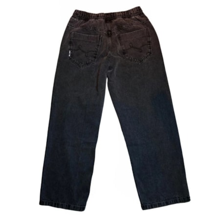 Calça Lrg Jeans Jogger  Baggy Pant Black 