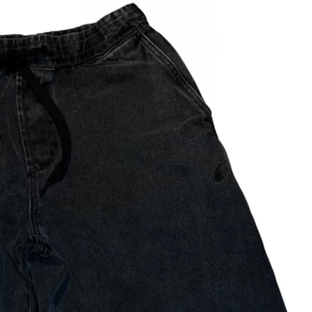 Calça Lrg Jeans Jogger  Baggy Pant Black 