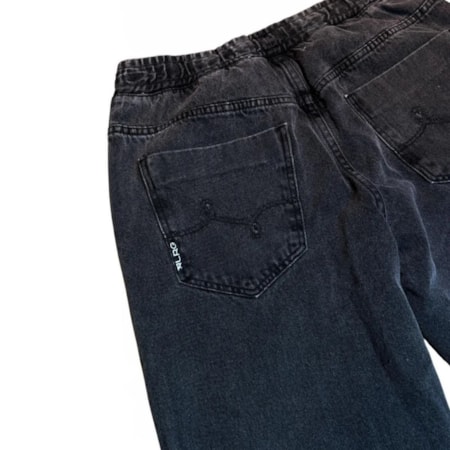 Calça Lrg Jeans Jogger  Baggy Pant Black 
