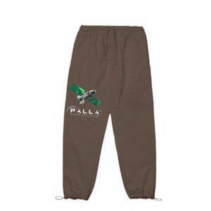 Calça Moletom Palla World Analytics Marrom