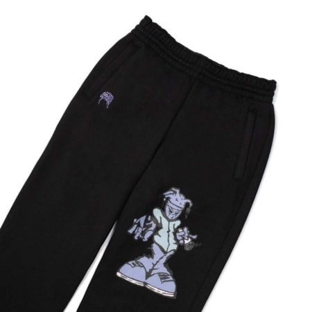 Calça Moletom Sufgang Joker $ Black