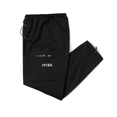 Calça Mvrk Moletom Basic Preto