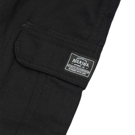 Calça Narina Cargo Sarja Preto