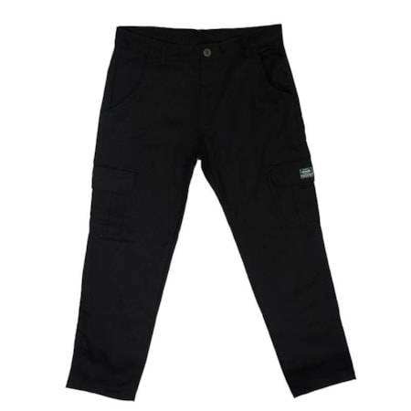 Calça Narina Cargo Sarja Preto