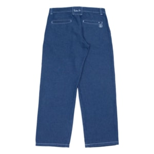 Calça Tupode Jeans Chino Pro Model Pedro Iti Azul Contraste Calça Tupode Jeans Chino Pro Model Pedro Iti Azul Contraste