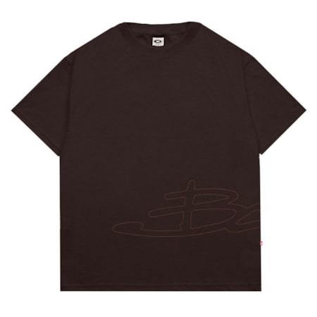 Camisa Barra Crew Cross Signature Marrom