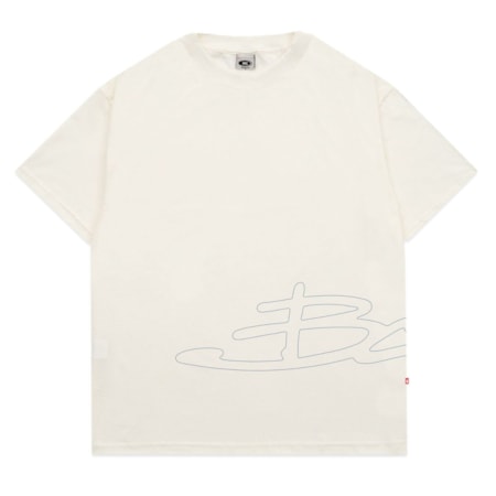 Camisa Barra Crew Cross Signature Off White