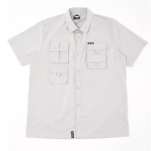 Camisa Botão Lrg BaseCamp Utility Button Down Cinza