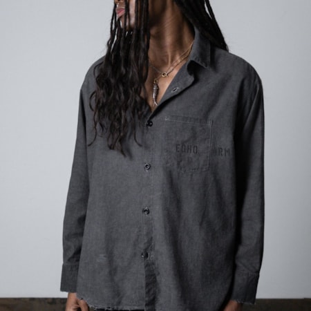 Camisa Egho Studios Uni Flannel Shirt 