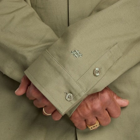 Camisa New Balance Numeric Botton Up Green