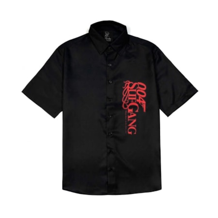 Camisa Sufgang 004 Spy Button Up Black