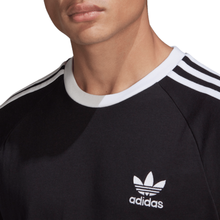 Camiseta Adidas 3 Stripes Black GN3495