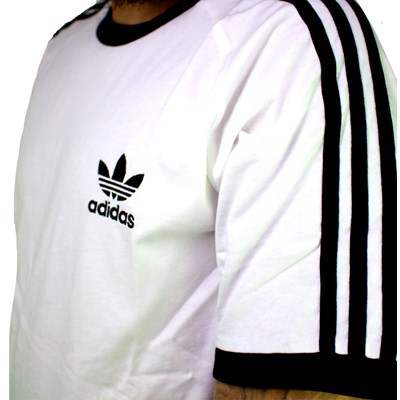 Camiseta Adidas 3 Stripes Branca Cw1203