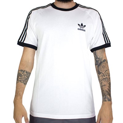 Camiseta Adidas 3 Stripes Branca Cw1203