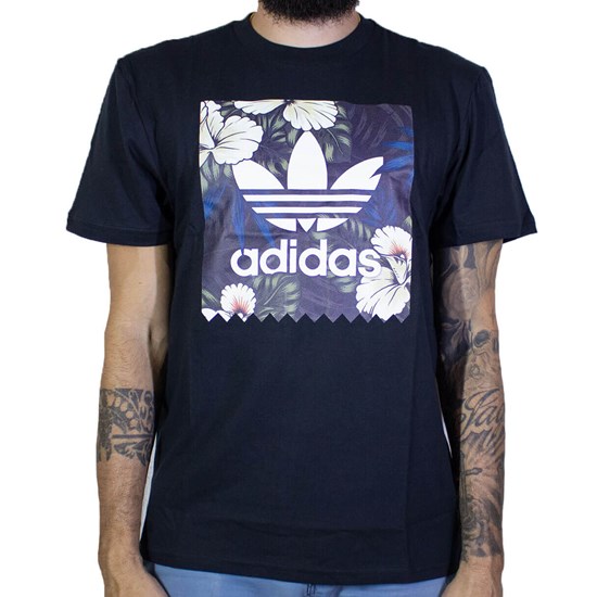 Camiseta Adidas Bb Flrl Fill T Preta Ec7360