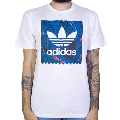 Camiseta Adidas Bb Print Tee 2 Branca Ec7361