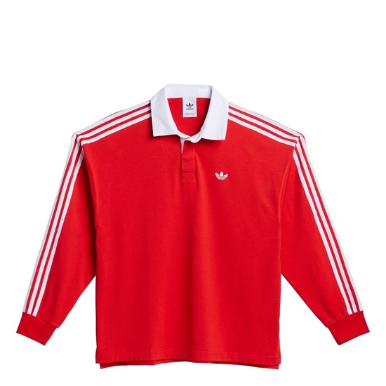 Camiseta Adidas Polo Rugby Solid Red GL9918