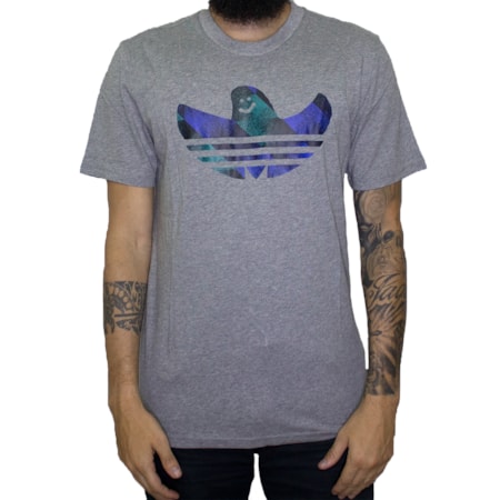 Camiseta Adidas Shmoo Fill Cinza