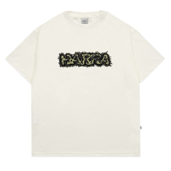 Camiseta Barra Crew 2 24 Logo Camo Off White