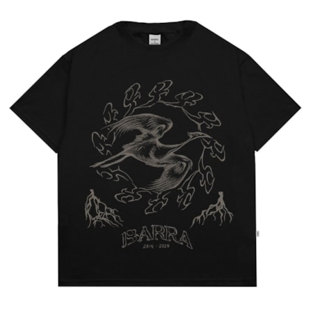 Camiseta Barra Crew 2025  Ahlma Tribal Preta