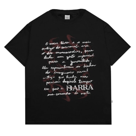 Camiseta Barra Crew 2025 Local Org Preta 