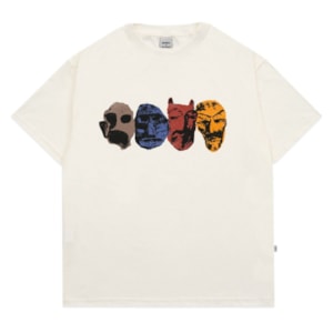 Camiseta Barra Crew 2025 Mascarados Off White 