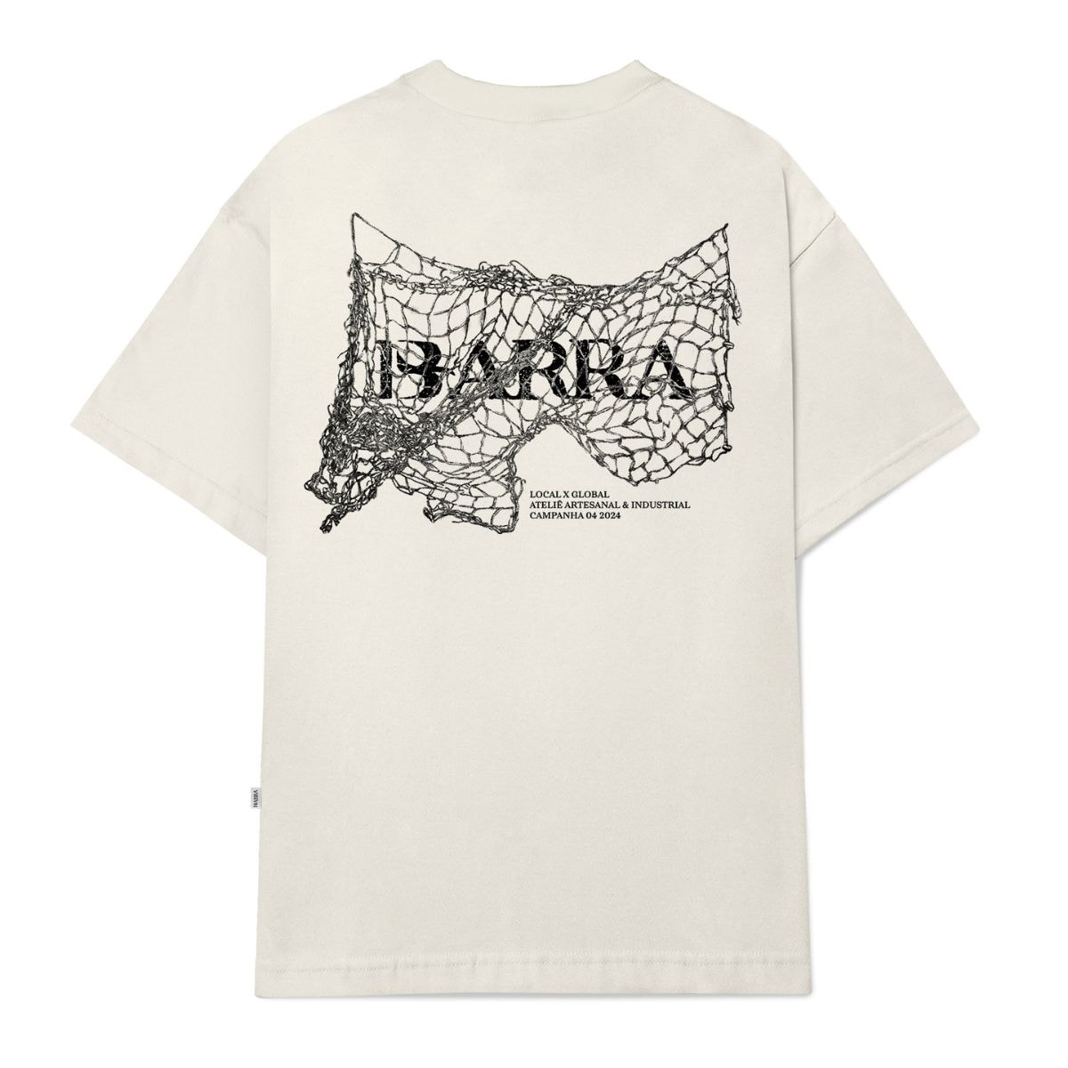 Camiseta Barra Crew Atelie Off White - Prince Of Streets