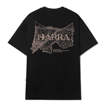 Camiseta Barra Crew Atelie Preta