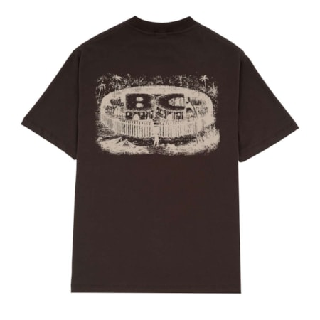 Camiseta Barra Crew Colônia Marrom