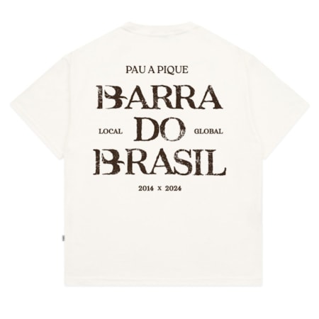 Camiseta Barra Crew Do Brasil Off White