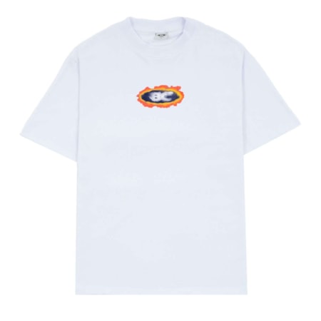 Camiseta Barra Crew Goods Logo Aquarela Branca