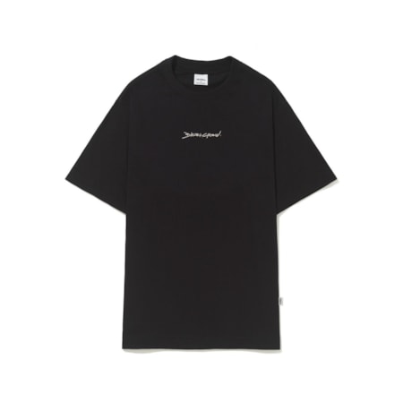 Camiseta Barra Crew Goods Logo Handmade Preta