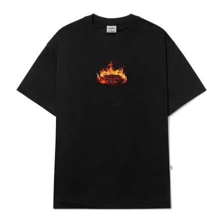 Camiseta Barra Crew Goods Logo Remix Preta