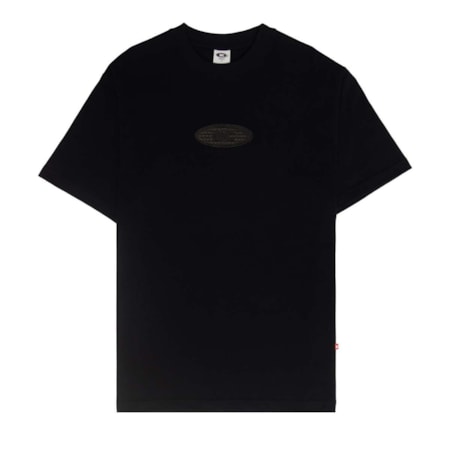 Camiseta Barra Crew Goods Logo Textura Preta