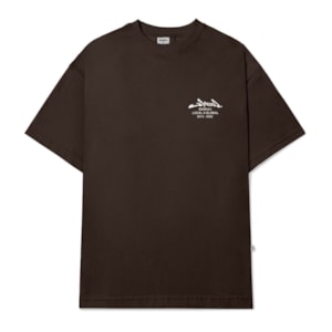 Camiseta Barra Crew Local Global Marrom