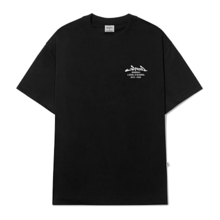 Camiseta Barra Crew Local Global Preto