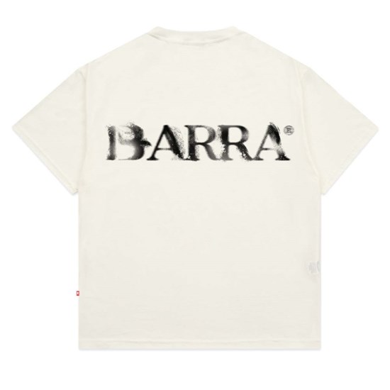 Camiseta Barra Crew Logo Off White