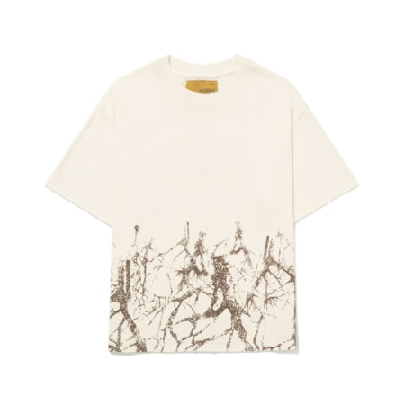 Camiseta Barra Crew Manguezal Estonada Off White 