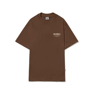 Camiseta Barra Crew Raizes Institucional Marrom Camiseta Barra Crew Raizes Institucional Marrom