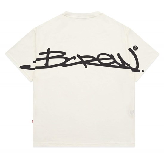 Camiseta Barra Crew Signature Off White