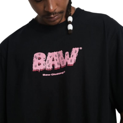 Camiseta Baw Clothing Derretido Preto